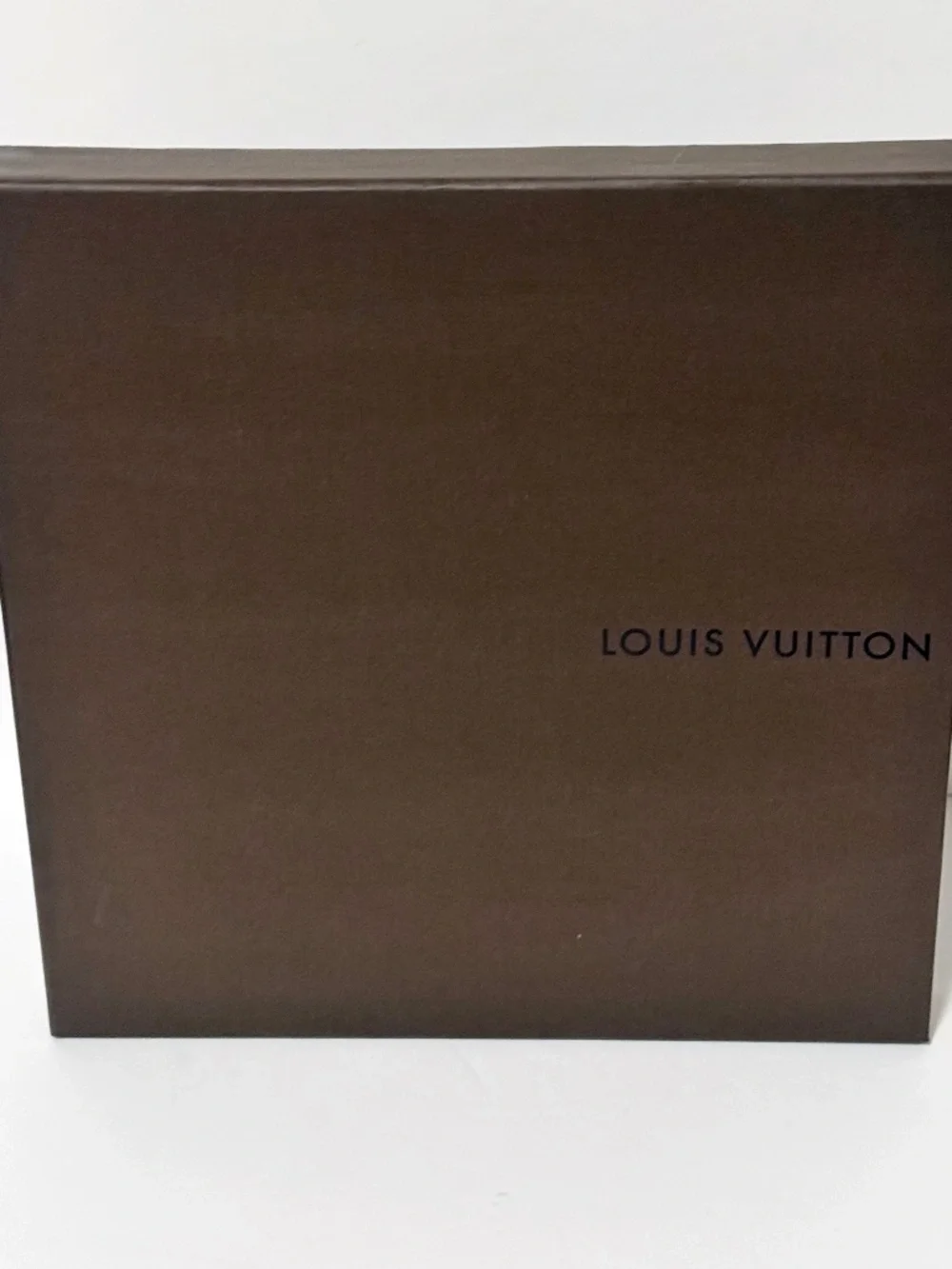 Louis Vuitton Brown Drawer Gift Box 10.5” Square (Empty), Vintage